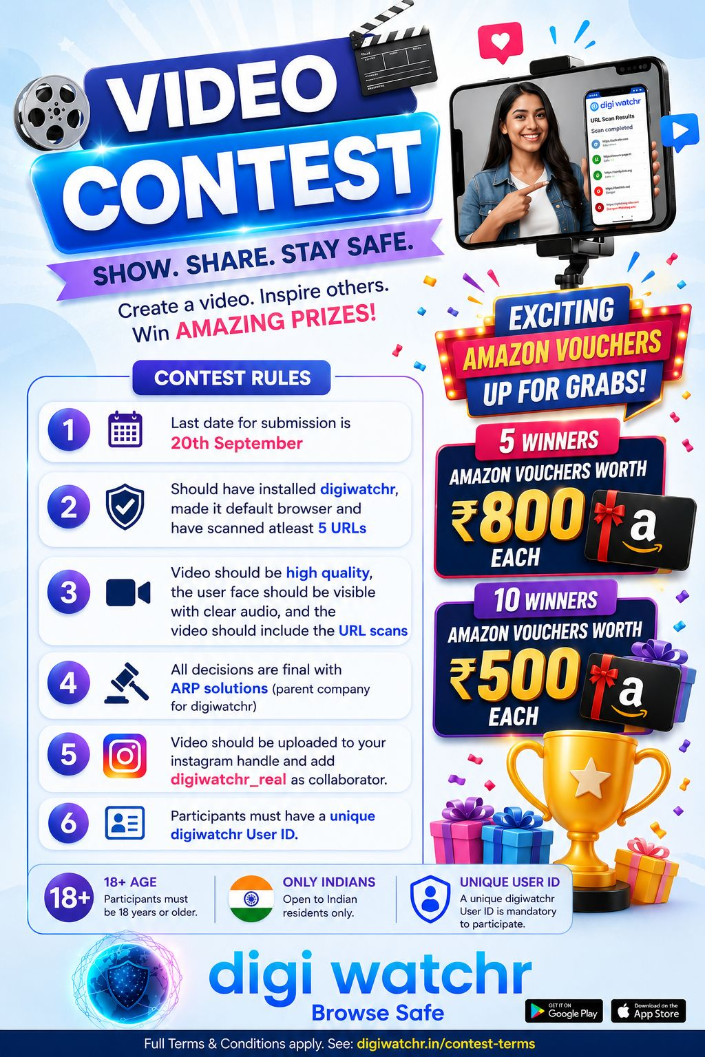 DigiWatchr Video Contest – Show. Share. Stay Safe.